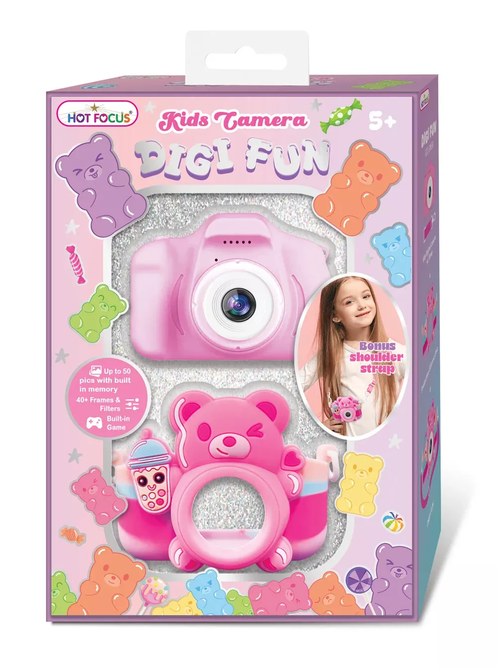 Hot Focus Digi Fun Kids Camera - Sugar Crush