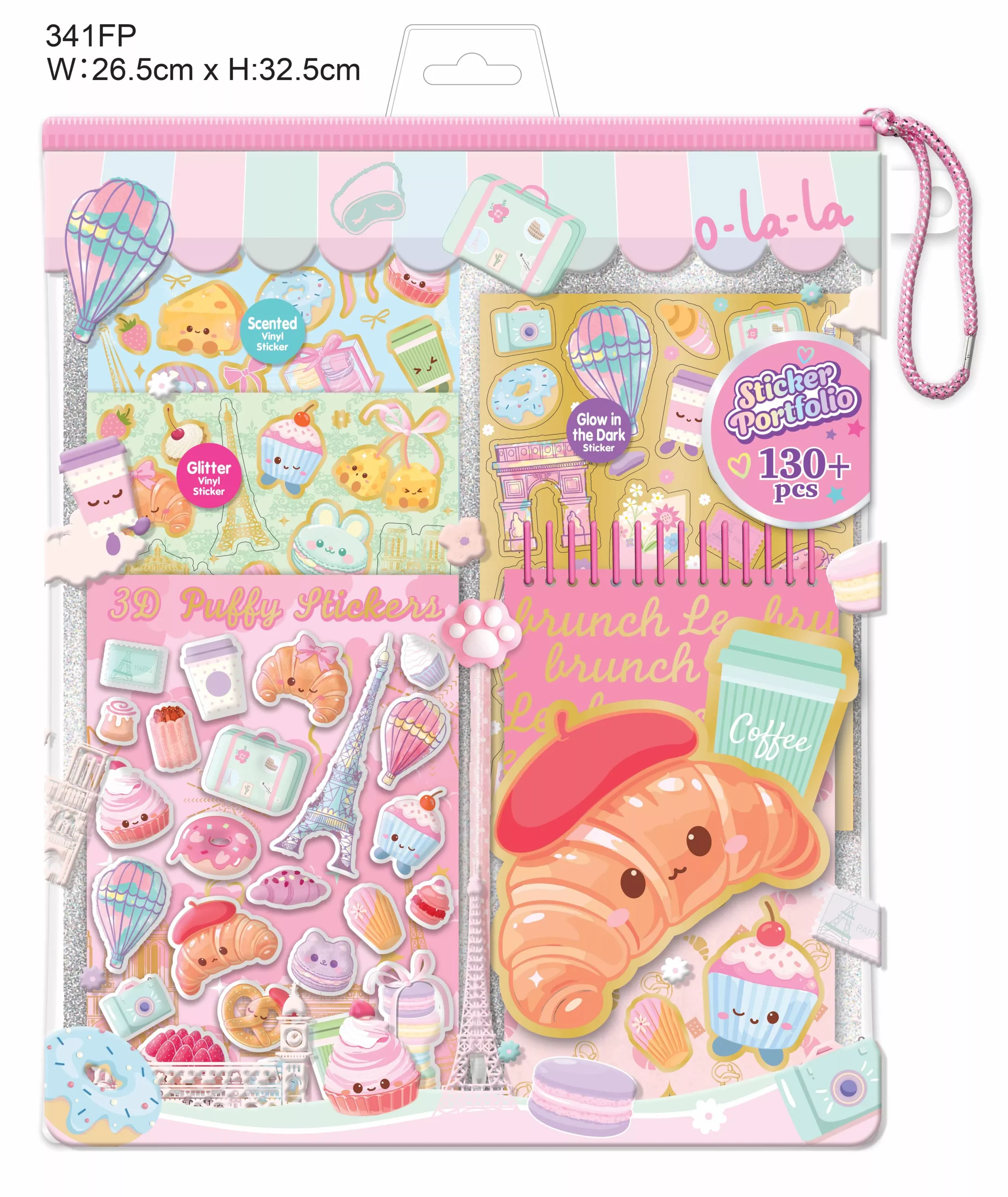 Hot Focus Sticker Portfolio - French Pastry