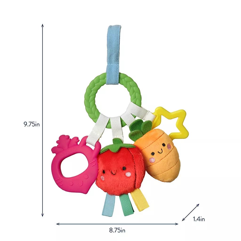 Itzy Ritzy Bitzy Busy Veggie Ring Teething Activity Toy