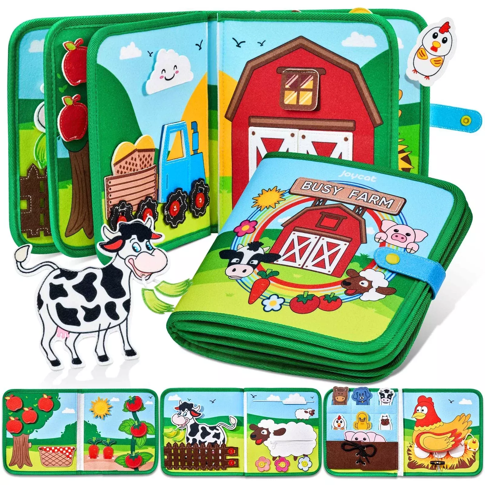 Joycat Busy Book - Farm Animals