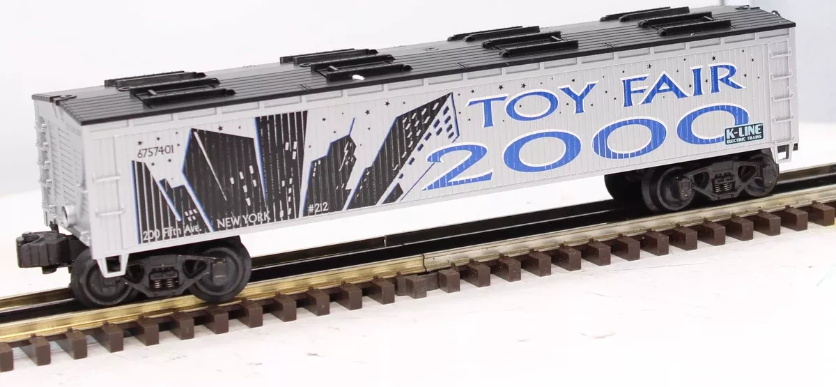 K-Line K675-7401 specialty roadname Toy Fair 2000 enclosed vat car Classic Size Freight Cars O Scale Like New