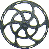 Kadee 2041 HO Equipco Type Brake Wheels Pkg 8