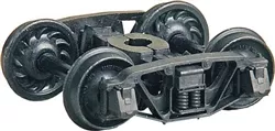 Kadee 571 HO Andrews Trucks w/33" Code 110 Ribbed-Back Metal Wheels Pkg 2