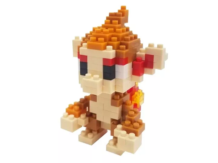 Kawada Nanoblock Pokemon Buildable Chimchar Building Blocks Figure
