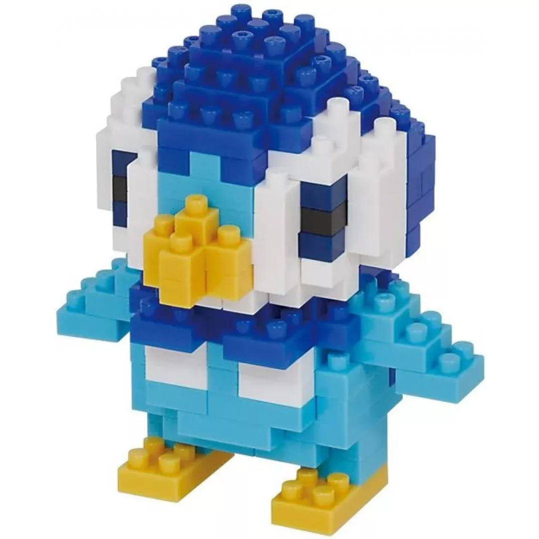 Kawada Nanoblock Pokemon Buildable Piplup Building Blocks Figure