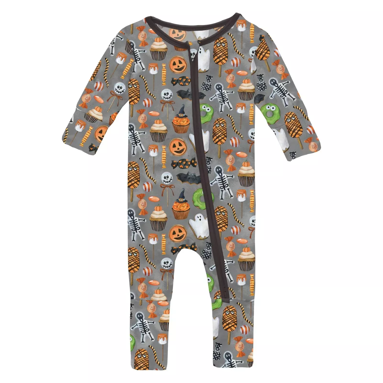 Kickee Convertible Coverall- Halloween Treats