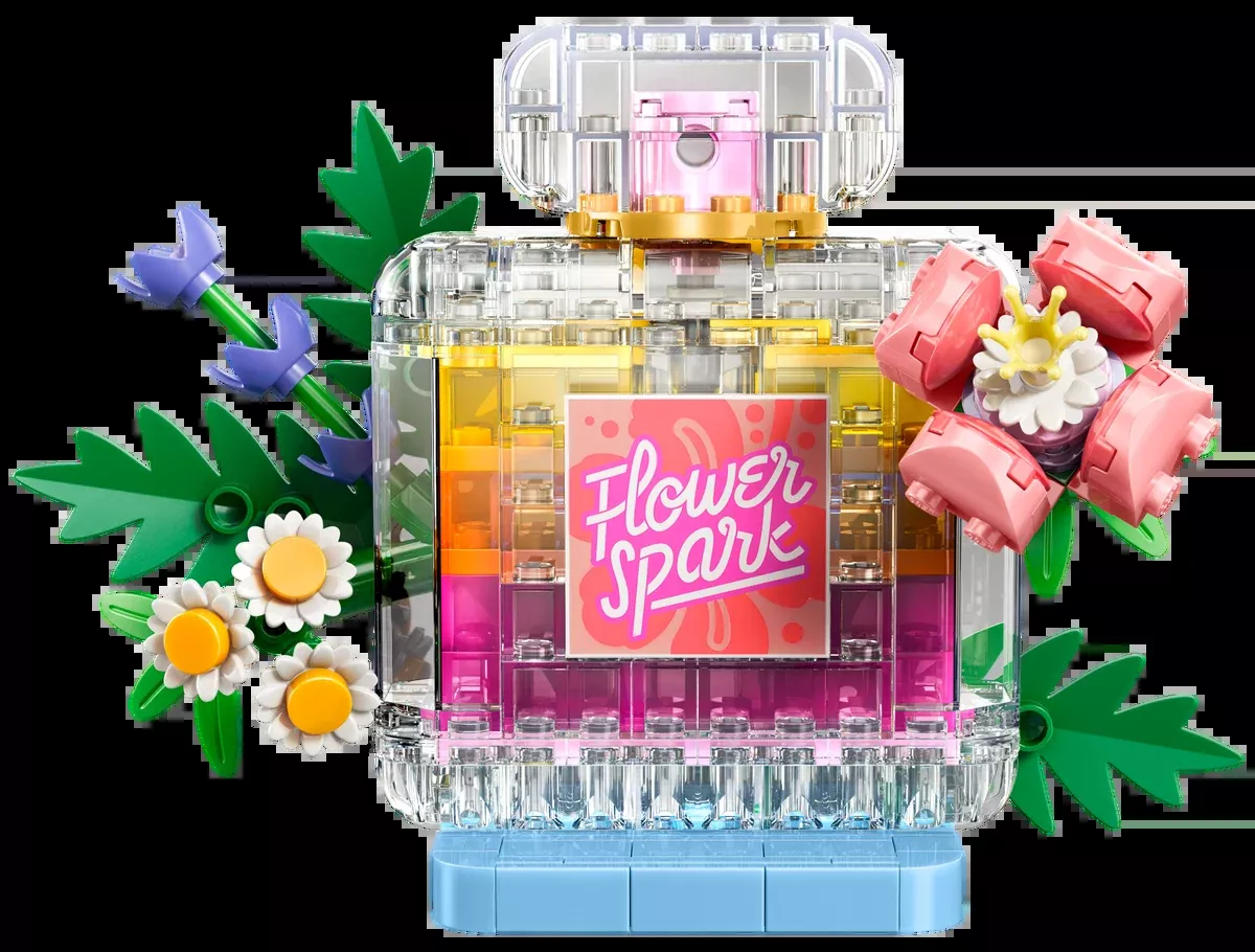 LEGO Creator 3-in-1 31383 Floral Decor Perfume Bottle Building Set