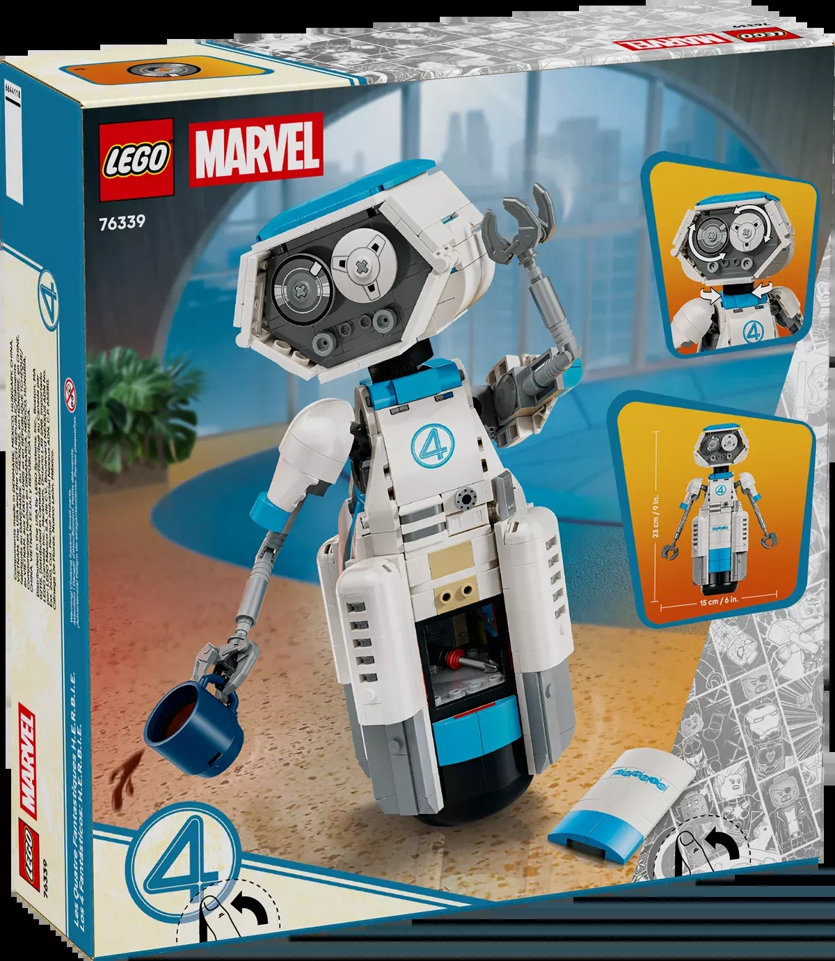LEGO The Fantastic Four H.E.R.B.I.E. Building Set 747 Pieces