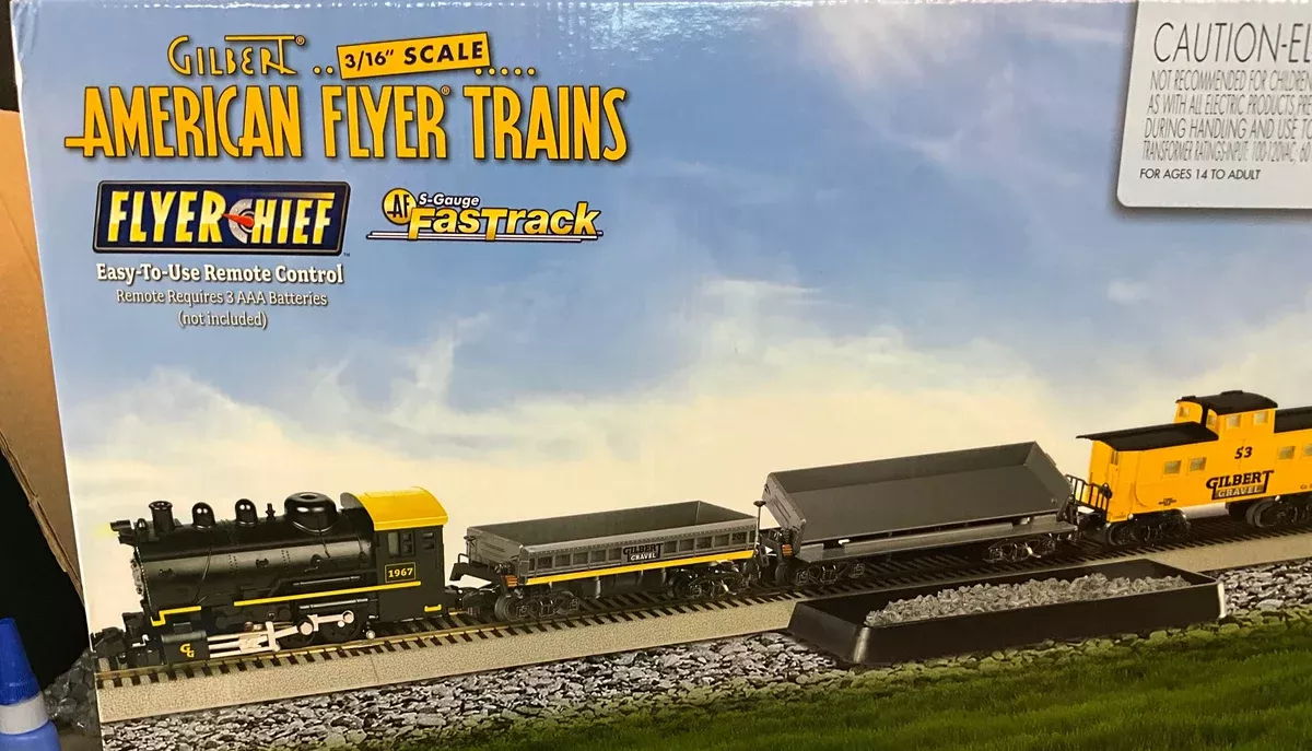 Lionel 2017020 Gilbert Gravel FlyerChief Docksider Set American Flyer S Scale NEW