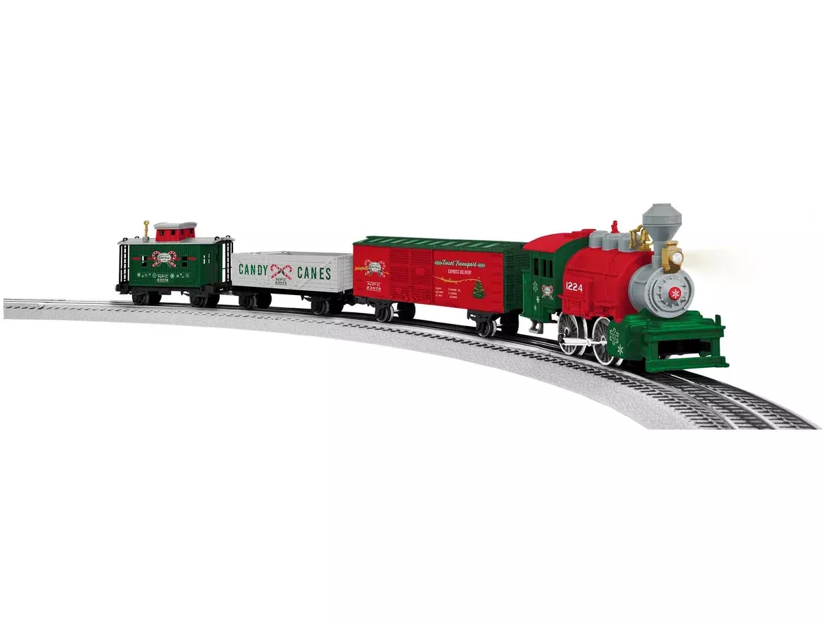 Lionel 2023070 LIONEL JUNCTION CHRISTMAS Train SetW/ ILLUMINATED TRACK O SCALE NEW