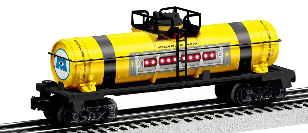 Lionel 2228350 Monsters Inc: Scare Tank Car with LED's limited O SCALE NEW