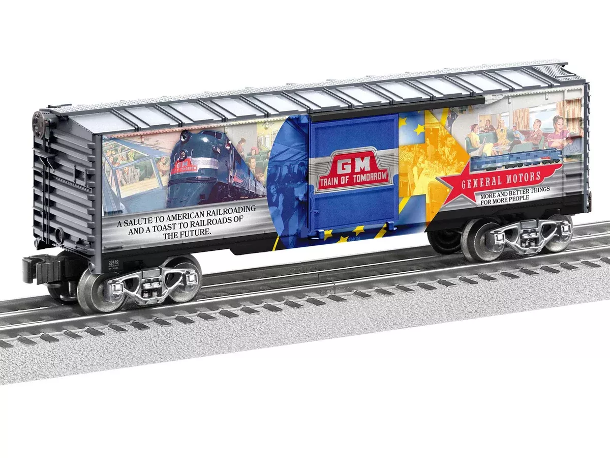 Lionel 2238150 GM Train of Tomorrow Boxcar O SCALE NEW