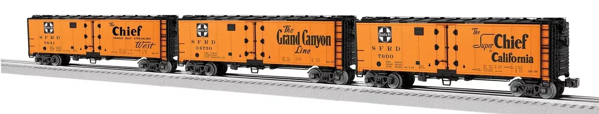 Lionel 2326300 Santa Fe Vision Reefer Set O SCALE NEW
