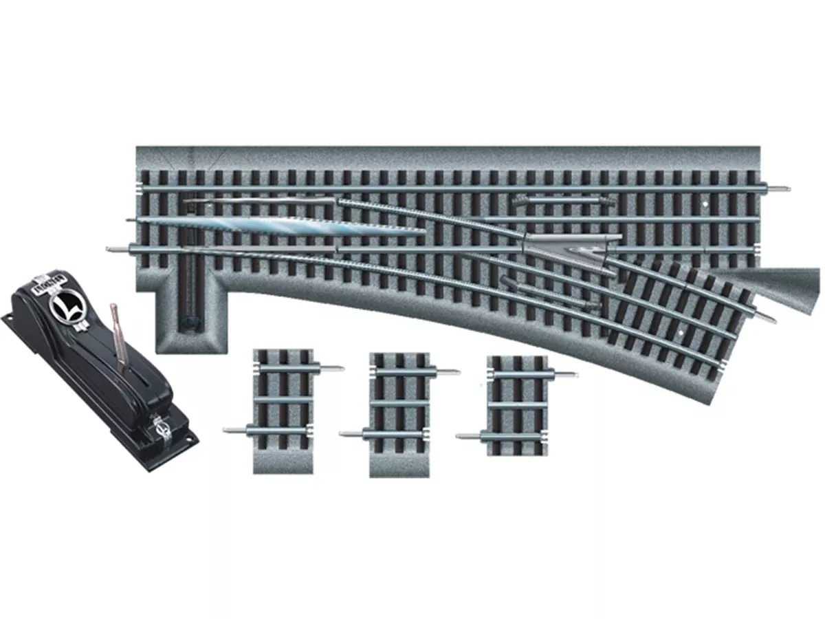 Lionel 6-12049 FasTrack O72 Remote Switch - Right Hand O SCALE Like New
