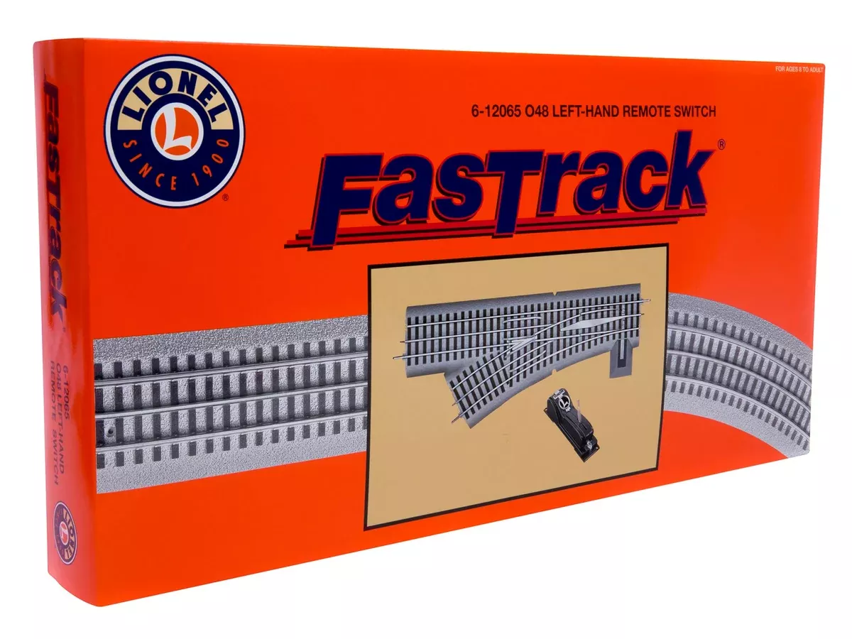 Lionel 6-12065 FasTrack O48 Remote Switch - Left Hand O SCALE Used