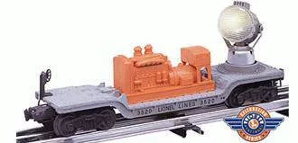 Lionel 6-26768 #3520 SEARCHLIGHT CAR O SCALE Like New Damaged Box