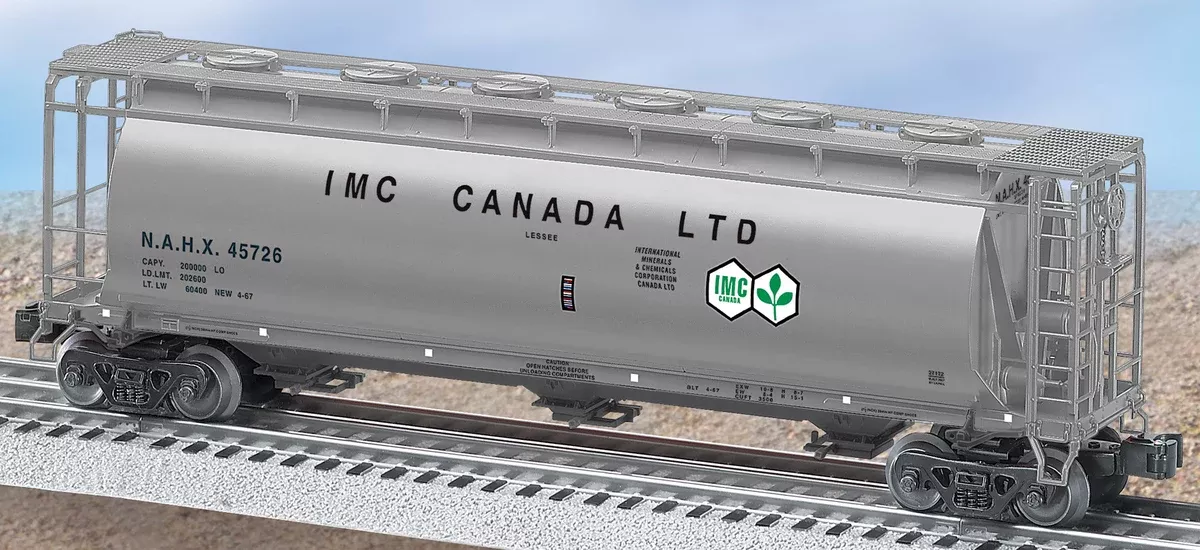 Lionel 6-27172 IMC Canada 3-Bay Cylindrical Hopper #45726 O SCALE NEW