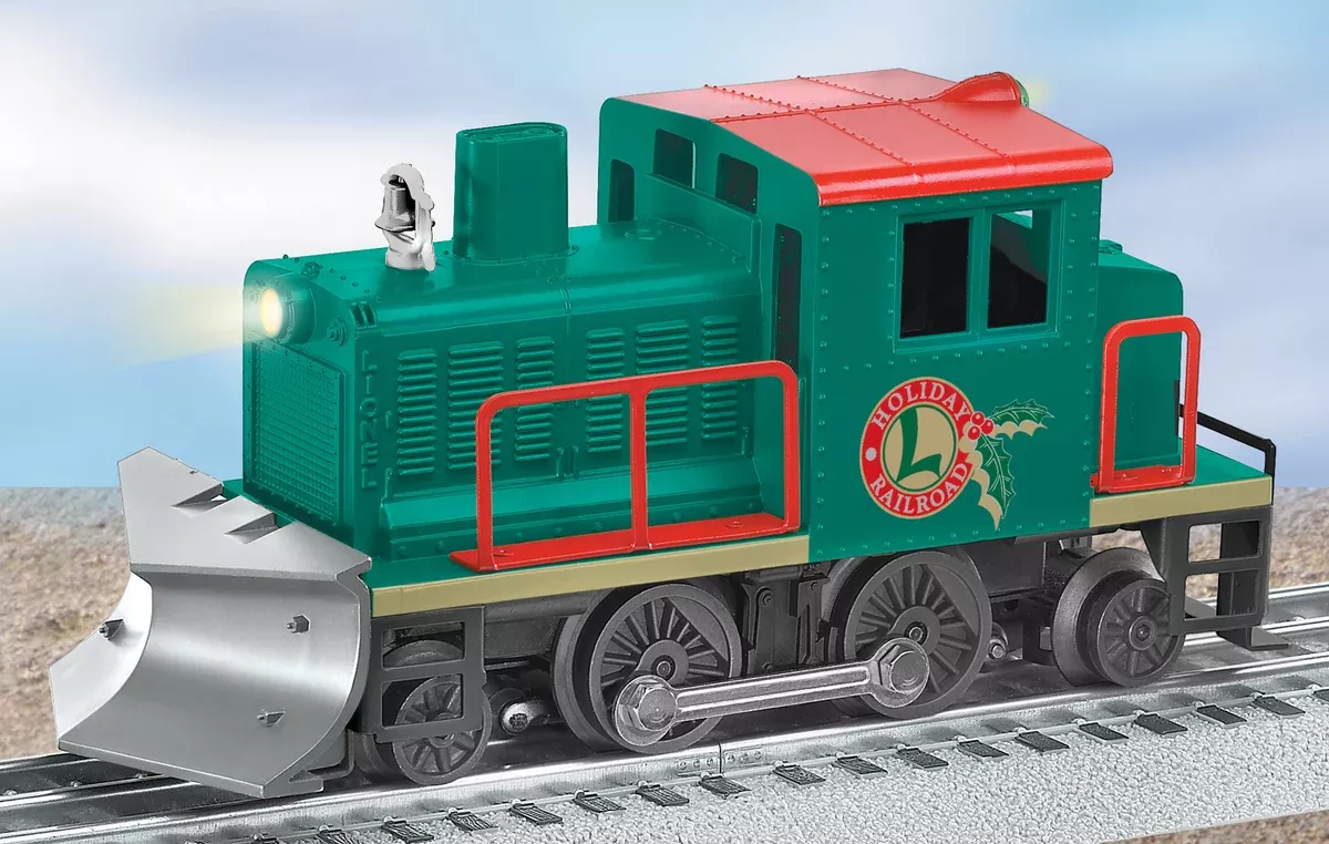 Lionel 6-28427 Christmas Snowplow O SCALE Like New Damaged Box