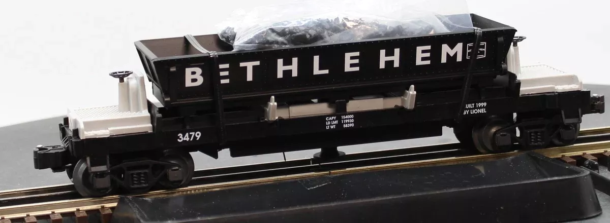 Lionel Operating Coal Dump Car 6-16782 Bethlehem Steel #3479 O SCALE Like New