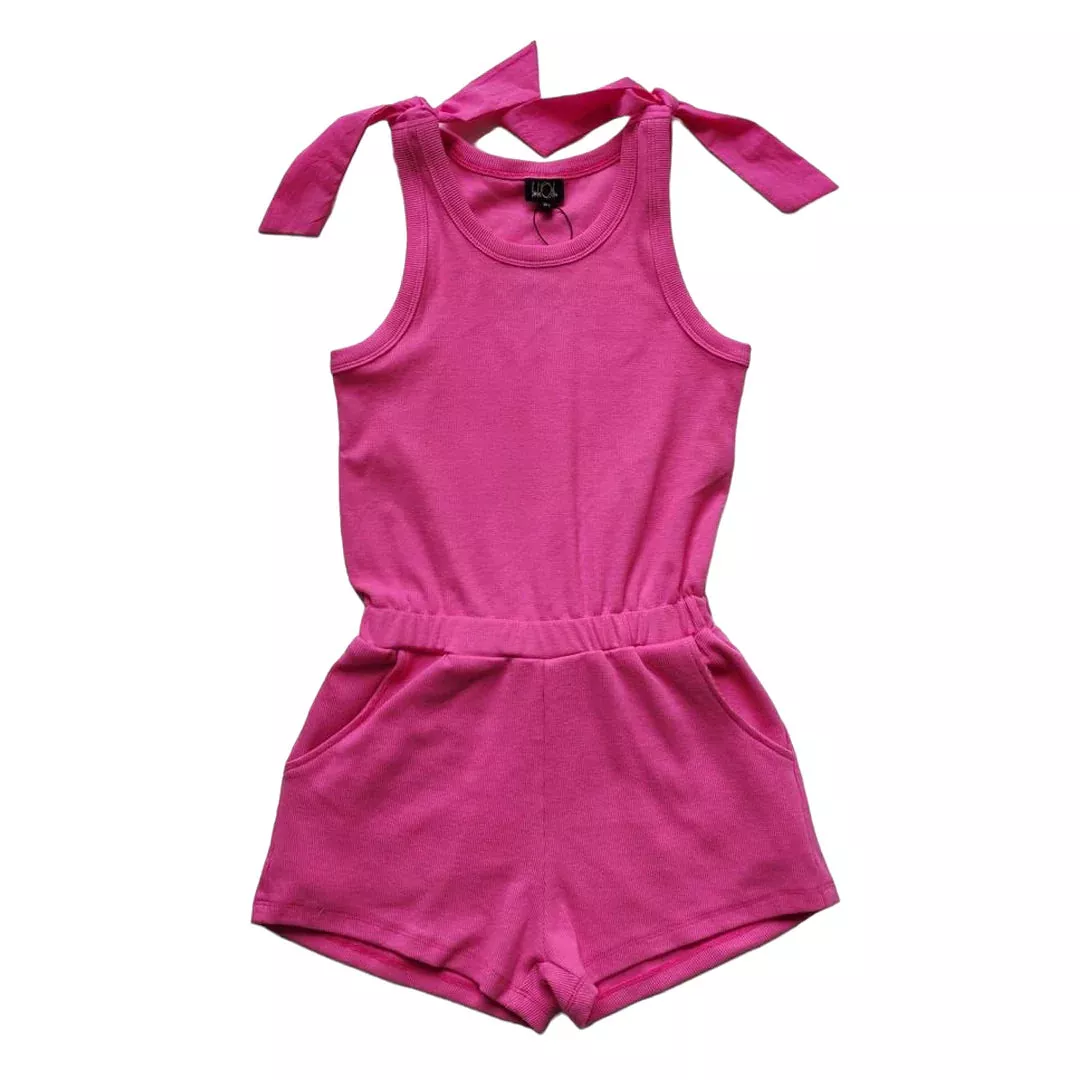 Little Olin Fuchsia Romper