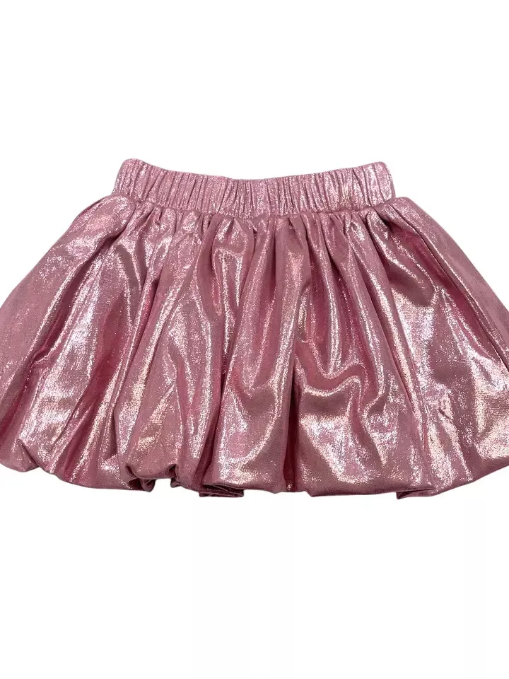 Little Olin Pink Shimmer Balloon Skirt