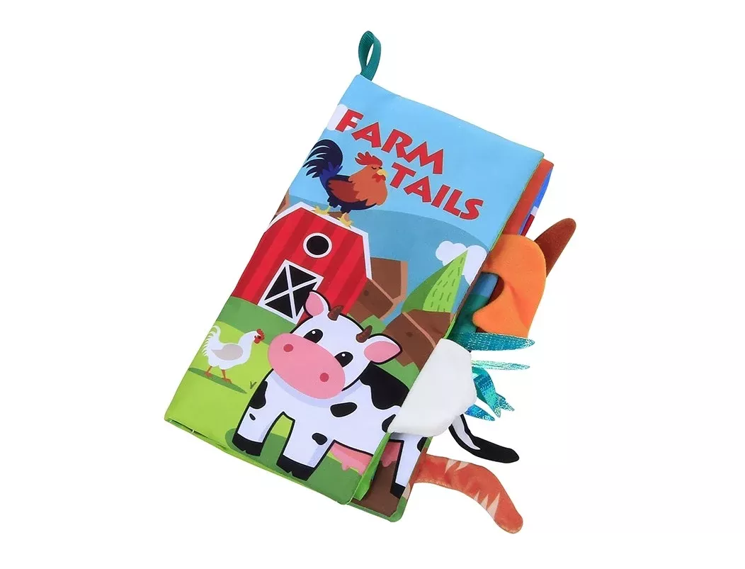 London Bridge Animal Tails Cloth Book