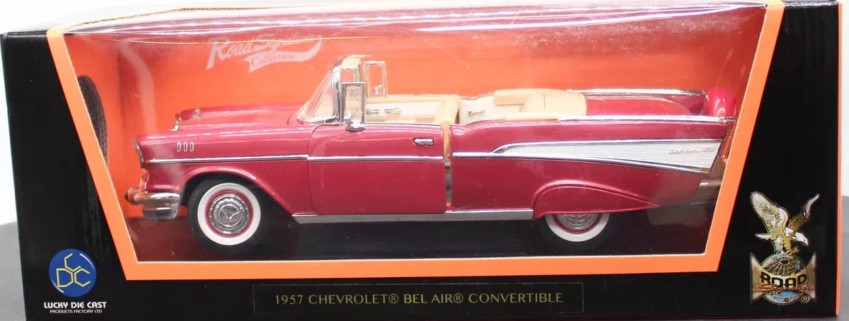 Lucky Die Cast 92108 1957 Chevy Bel Air Convertible 1/18 SCALE NEW