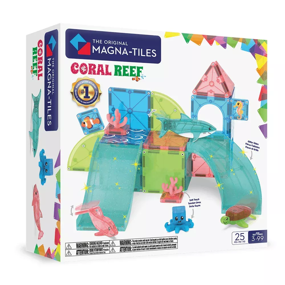 MAGNA-TILES - Coral Reef - 25 Piece