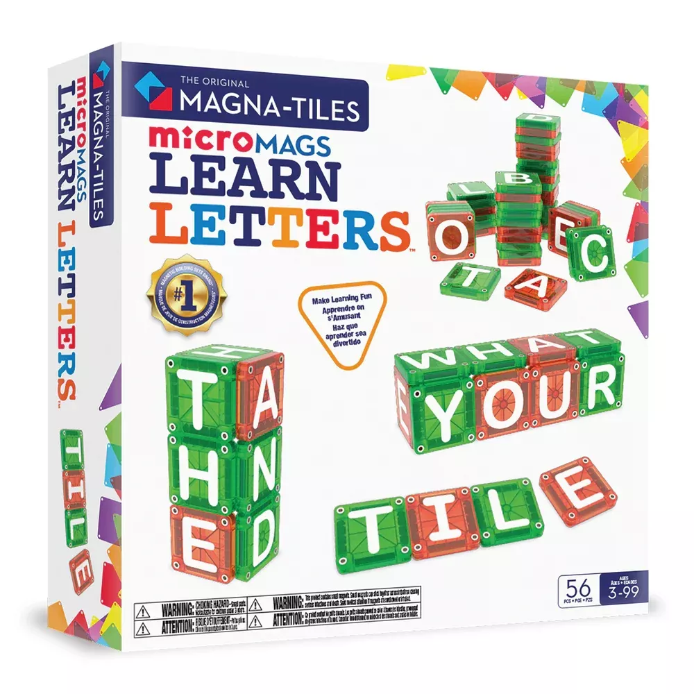 Magna-tiles Learn Letters 56 PC Set