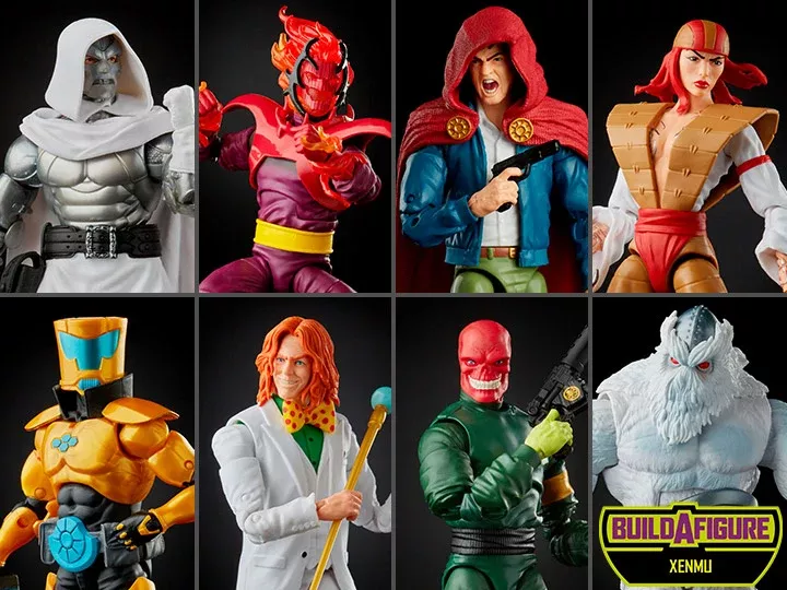 Marvel Legends Super Villains Wave 1 BAF Xemnu Set of 7