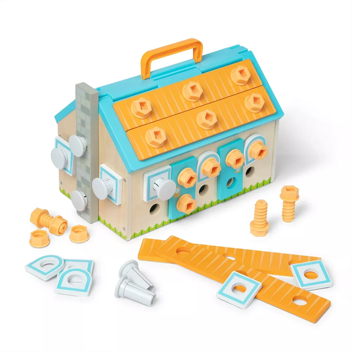 Melissa & Doug Build A House Toolbox Construction Play Set