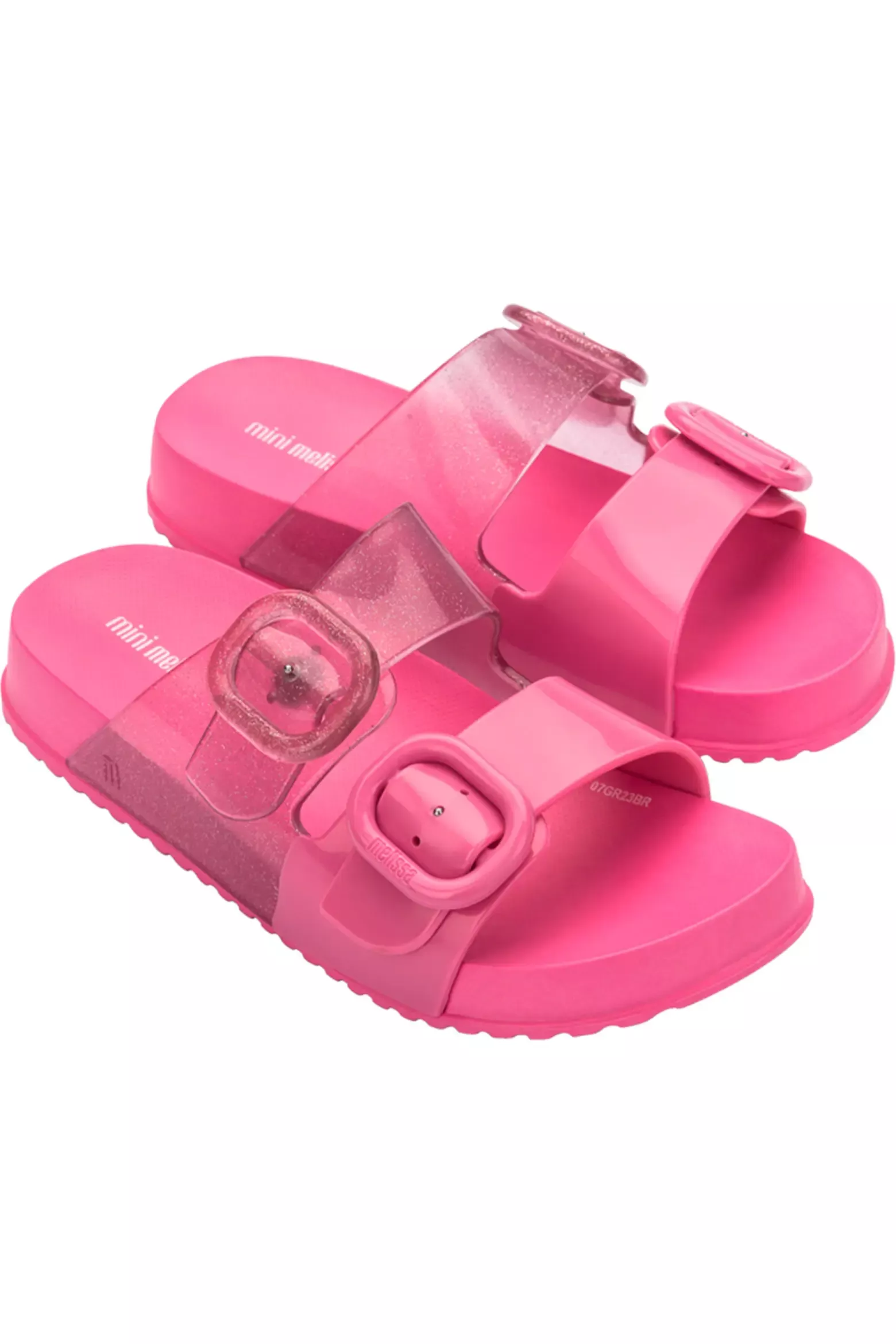 Mini Melissa Cozy Slide Kids -Pink/Glitter
