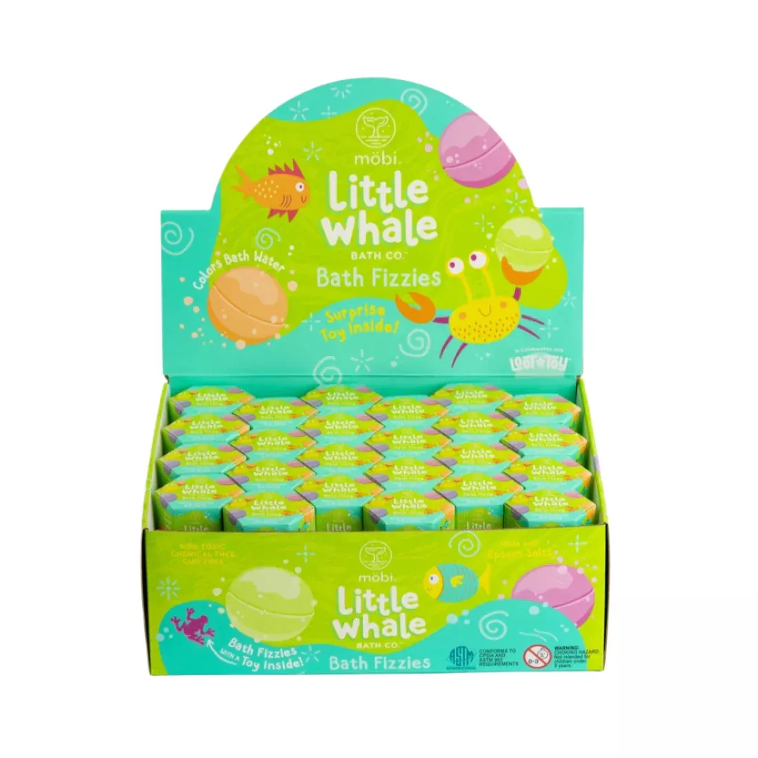 Mobi Little Whale Bath Co. Bath Fizzies - Single