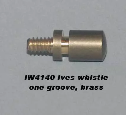 Model Engineering Works - IW4140 Whistle, one groove, brass
