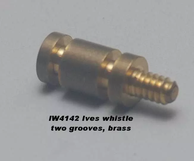 Model Engineering Works - IW4142 Whistle, two grooves, brass