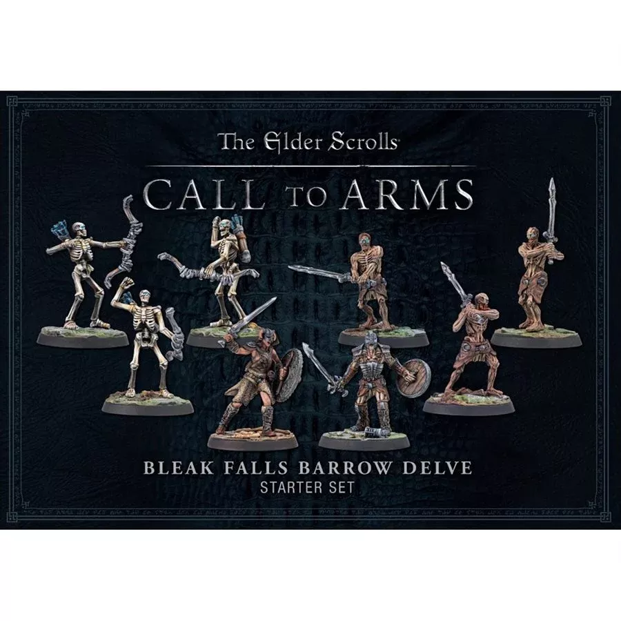 Modiphius Entertainment - The Elder Scrolls Call to Arms: Plastic Bleak Falls Barrow Delve Set