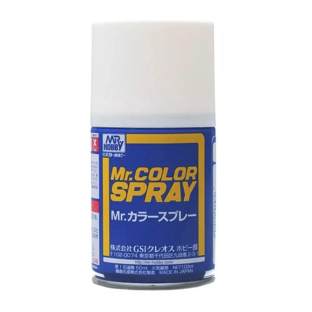 Mr. Hobby Mr. Color Spray S-69 Gloss Off White 100ml Spray Can