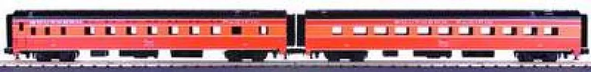 MTH Premier 20-6623 Southern Pacific Daylight70' Sleeper/Diner 2-Car Set - Slpr-Mount Hood 600, Lake Pepin 156. O SCALE NEW