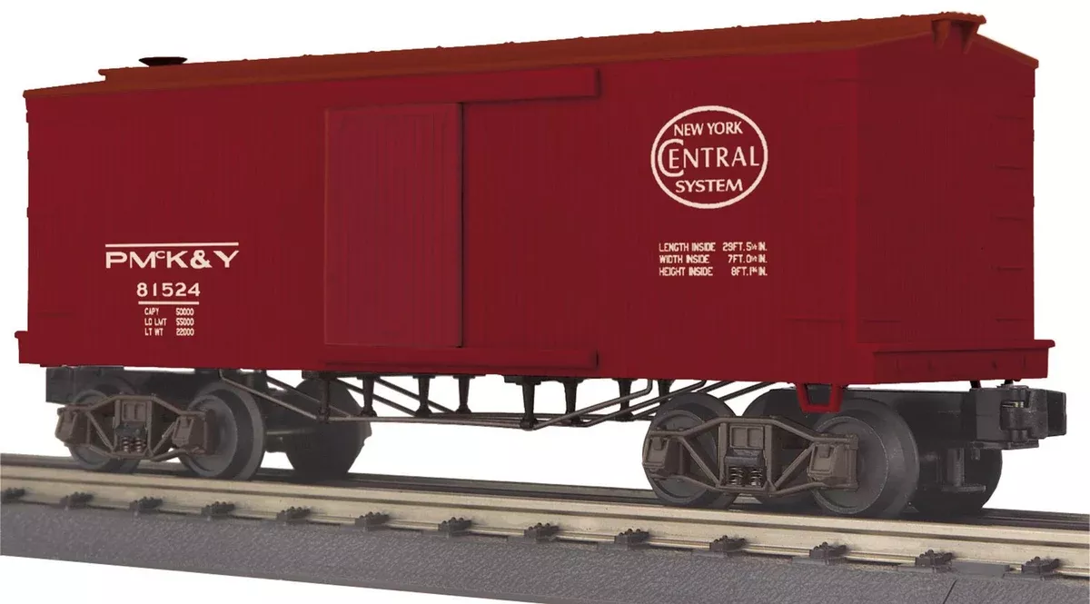 MTH Railking 30-74452 New York Central NYC 34' Box Car - 19th Century O SCALE Like New