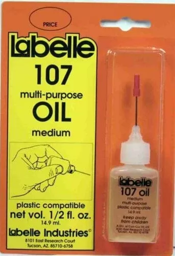 No. 107 Plastic-Compatible Motor Oil 1/2oz 14.8mL Medium Weight 430-107