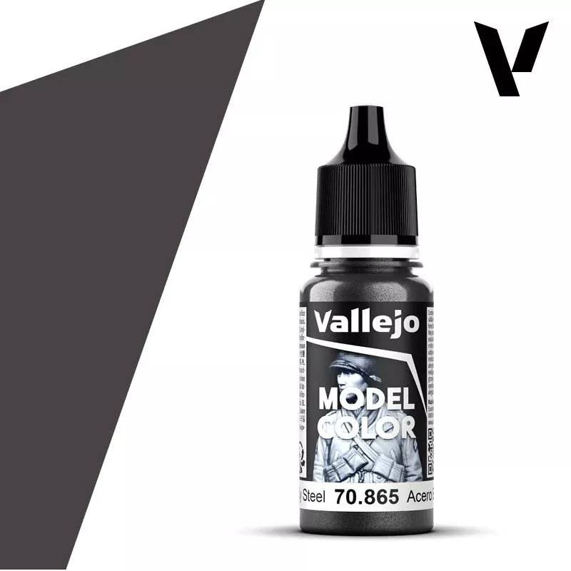 Oily Steel (#177) Model Color Acrylic Paint 17mL