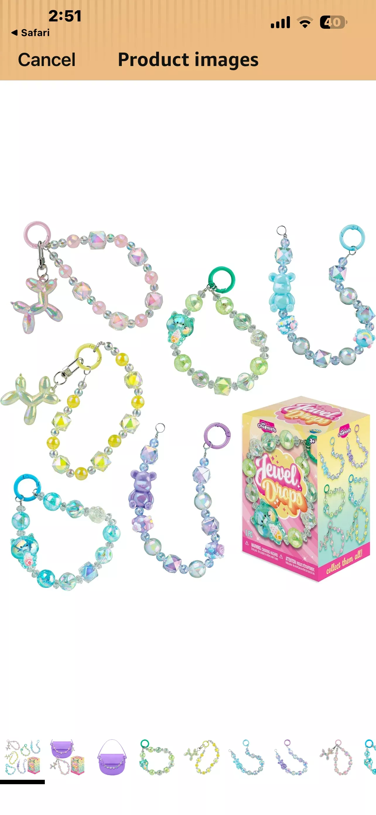 ORB Jewel Drops Charmlets (Asst)