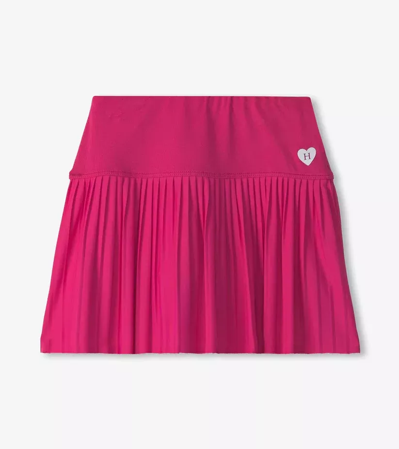 Pink Yarrow Pleated Sporty Skort