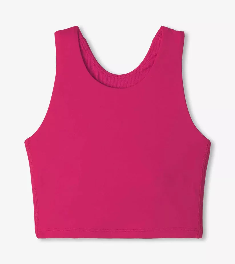 Pink Yarrow Tank with Built in Bra