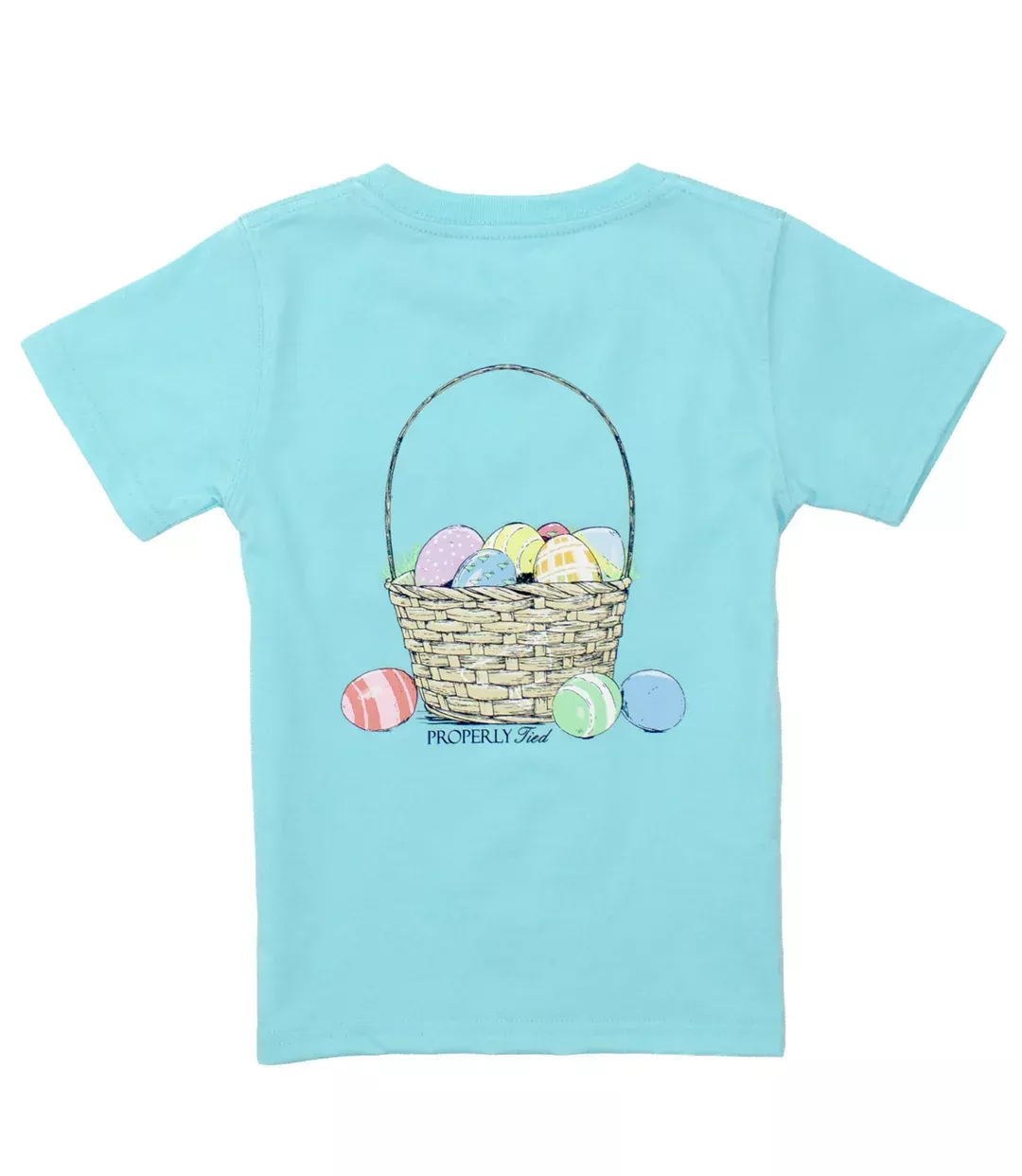 Properly Tied Easter BasketS/S Tee - Arctic