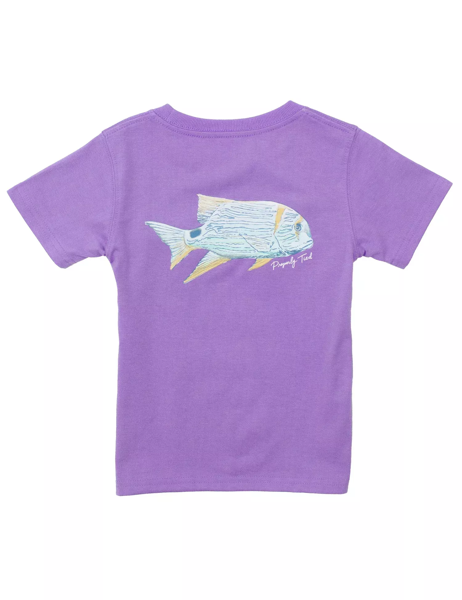 Properly Tied Tropical Fish S/S Tee - Light Purple