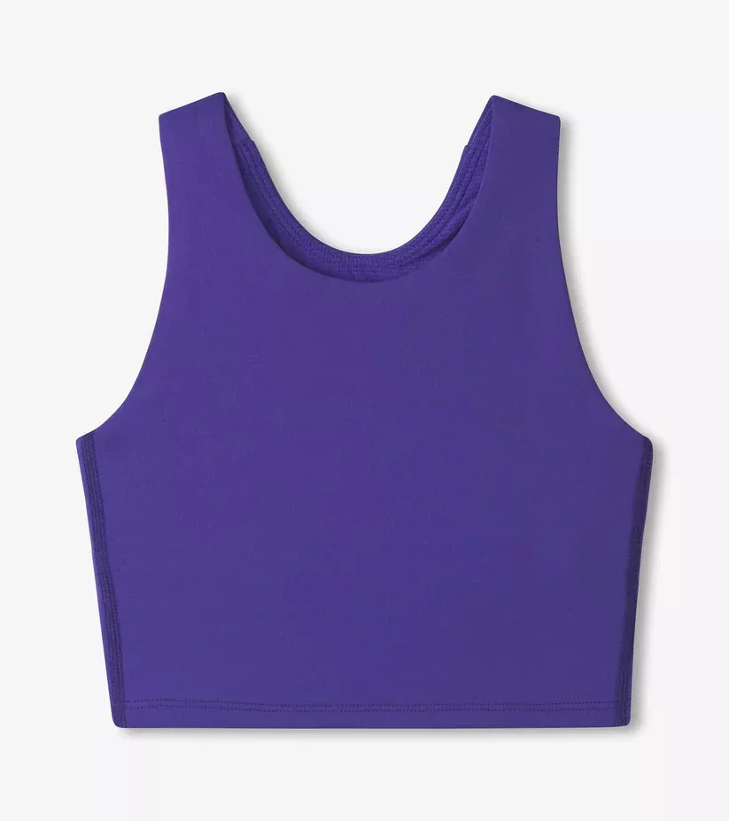 Purple Opulence Tank with Built in Bra