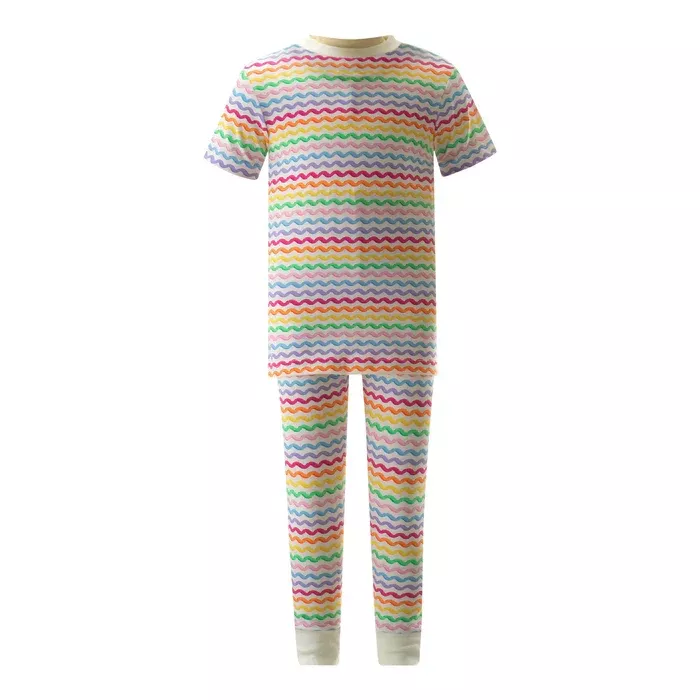 Rachel Riley Rainbow Jersey Pajamas