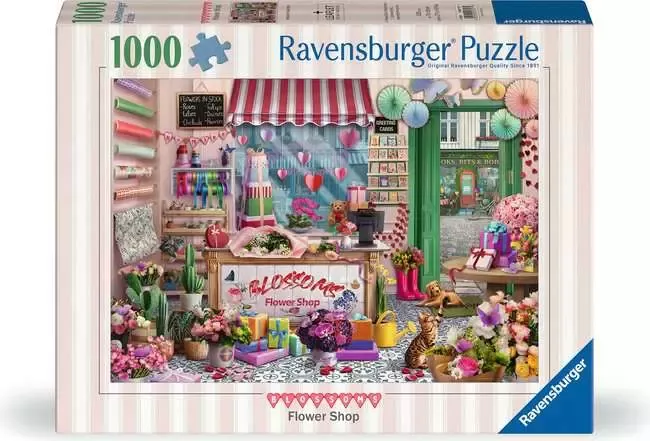 Ravensburger Blossoms Flower Shop 1000 Piece Jigsaw Puzzle