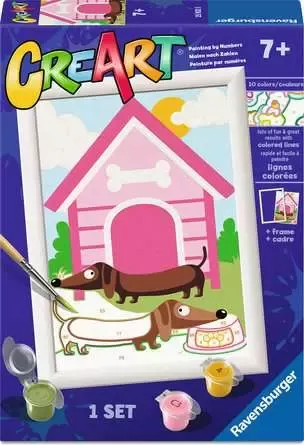Ravensburger Paint by Numbers CreArt Kit - Dachshund
